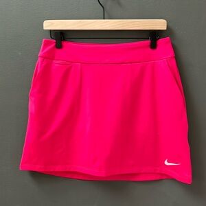 “Excellent” “Gorgeous” Nike Golf 15 inch Skort Skirt Hot Pink Sz S/M Pull on